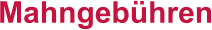 Mahngebühren